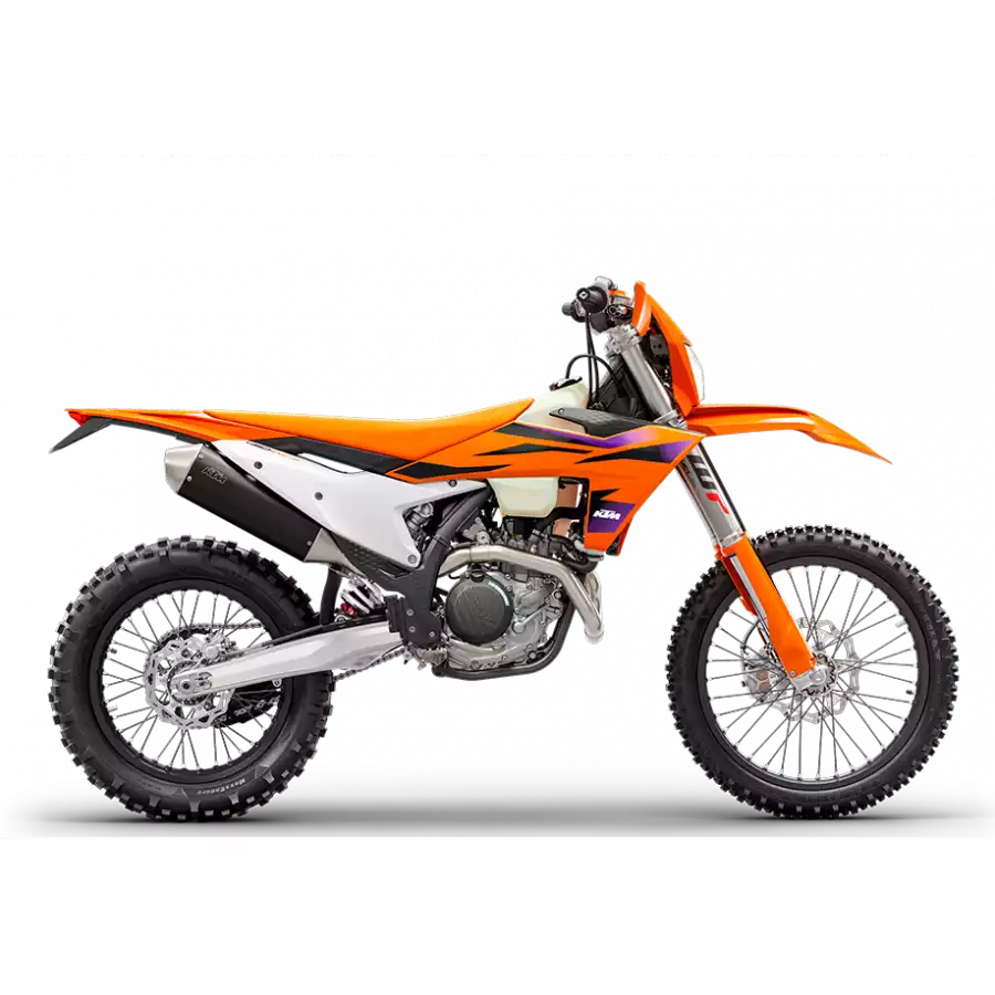 Béquille Latérale NRT Pour KTM 450 EXC-F 2024 - Orange - Neuf Fabriqué En Italie