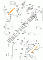 GUIADOR / CONTROLES para KTM 1190 RC8 R WHITE 2011