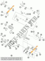 SELECTOR VELOCIDADES para KTM 1190 RC8 R WHITE 2011