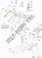 DEPÓSITO / BANCO para KTM 1190 ADVENTURE R ABS 2015