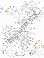 PLÁSTICOS para KTM 1190 ADVENTURE R ABS 2015