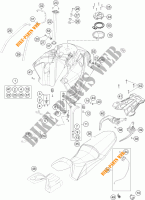 DEPÓSITO / BANCO para KTM 1190 ADVENTURE R ABS 2014
