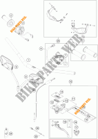 GUIADOR / CONTROLES para KTM 1190 ADVENTURE R ABS 2014