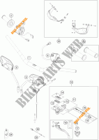 GUIADOR / CONTROLES para KTM 1190 ADVENTURE R ABS 2013