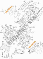 PLÁSTICOS para KTM 1190 ADVENTURE R ABS 2013