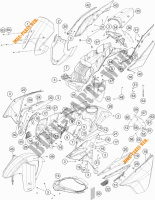 PLÁSTICOS para KTM 1190 ADVENTURE ABS GREY 2016
