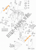 DEPÓSITO / BANCO para KTM 1190 ADVENTURE ABS ORANGE 2015