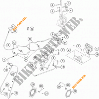 SISTEMA DE TRAVAGEM ABS para KTM 1190 ADVENTURE ABS ORANGE 2015
