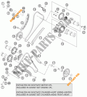 DISTRIBUIÇÃO para KTM 1190 RC8 R BLACK 2011