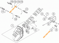FAROL / FAROLIM para KTM 1190 ADVENTURE ABS GREY WES. 2015