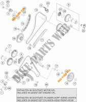 DISTRIBUIÇÃO para KTM 1190 ADVENTURE ABS ORANGE 2015