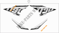 ADESIVOS para KTM 1190 ADVENTURE ABS GREY 2015