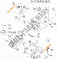 CHAVE DE IGNIÇÃO para KTM 1190 ADVENTURE ABS GREY 2015