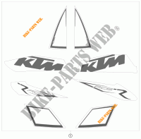 ADESIVOS para KTM 1190 RC8 R 2010 2010
