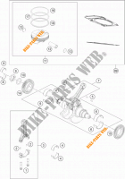 CAMBOTA / PISTÃO para KTM 1190 ADVENTURE ABS GREY 2014