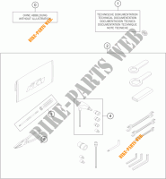 FERRAMENTAS / MANUAL / OPÇÕES para KTM 1190 ADVENTURE ABS GREY 2014