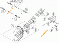 FAROL / FAROLIM para KTM 1190 ADVENTURE ABS ORANGE WES. 2014