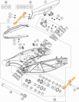 BRAÇO OSCILANTE para KTM 1190 ADVENTURE ABS GREY WES. 2014