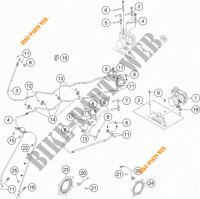 SISTEMA DE TRAVAGEM ABS para KTM 1190 ADVENTURE ABS GREY WES. 2014