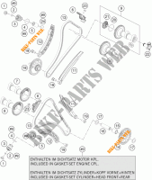 DISTRIBUIÇÃO para KTM 1190 ADVENTURE ABS ORANGE 2014