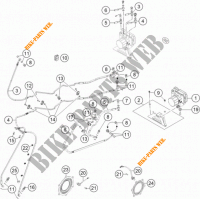 SISTEMA DE TRAVAGEM ABS para KTM 1190 ADVENTURE ABS GREY 2014