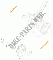 BALANCEIRO para KTM 1190 RC8 R LIMITED EDITION AKRAPOVIC 2010
