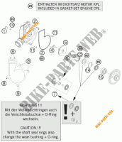 BOMBA DE ÁGUA para KTM 1190 RC8 R LIMITED EDITION AKRAPOVIC 2010