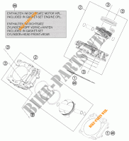 CILINDRO para KTM 1190 RC8 R LIMITED EDITION AKRAPOVIC 2010