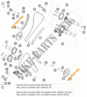 DISTRIBUIÇÃO para KTM 1190 RC8 R LIMITED EDITION AKRAPOVIC 2010