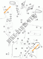 GUIADOR / CONTROLES para KTM 1190 RC8 R LIMITED EDITION AKRAPOVIC 2010
