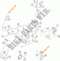 SISTEMA DE TRAVAGEM ABS para KTM 1190 ADVENTURE ABS GREY WES. 2013
