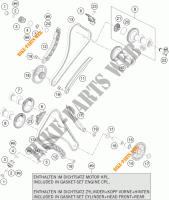 DISTRIBUIÇÃO para KTM 1190 ADVENTURE ABS GREY 2013