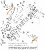 DISTRIBUIÇÃO para KTM 1190 RC8 R 2010