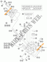 CABEÇA DE MOTOR DIANTEIRA para KTM 990 ADVENTURE R 2012