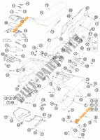 DEPÓSITO / BANCO para KTM 990 ADVENTURE R 2012