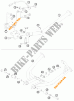 DESCANSO LATERAL / CENTRAL para KTM 990 ADVENTURE R 2012
