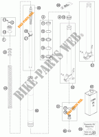 FORQUETA (PEÇAS) para KTM 990 ADVENTURE R 2012