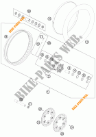 RODA DIANTEIRA para KTM 990 ADVENTURE R 2012