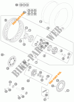 RODA TRASEIRA para KTM 990 ADVENTURE R 2012