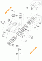 DEPÓSITO / BANCO para KTM 1190 RC8 R 2010