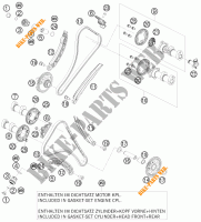 DISTRIBUIÇÃO para KTM 1190 RC8 R 2010