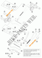DISTRIBUIÇÃO para KTM 990 ADVENTURE BLUE ABS 2012