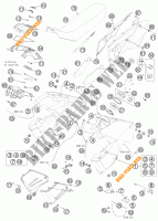 DEPÓSITO / BANCO para KTM 990 ADVENTURE WHITE ABS 2012