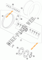RODA DIANTEIRA para KTM 990 ADVENTURE WHITE ABS 2012