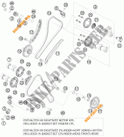 DISTRIBUIÇÃO para KTM 1190 RC8 R 2009