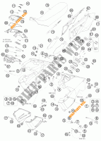 DEPÓSITO / BANCO para KTM 990 ADVENTURE WHITE ABS 2010