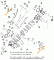 DISTRIBUIÇÃO para KTM 1190 RC8 R 2009