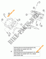 CILINDRO para KTM 950 ADVENTURE ORANGE LOW 2004