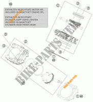CILINDRO para KTM 1190 RC8 ORANGE 2010