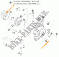 IGNIÇÃO para KTM 1190 RC8 ORANGE 2010